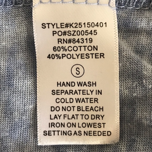 Cyrus Distressed Cross Back Yoga Top - Picture 4 of 4